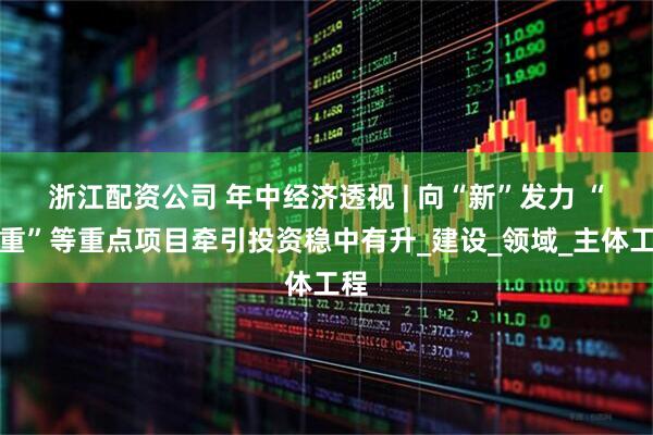 浙江配资公司 年中经济透视 | 向“新”发力 “两重”等重点项目牵引投资稳中有升_建设_领域_主体工程