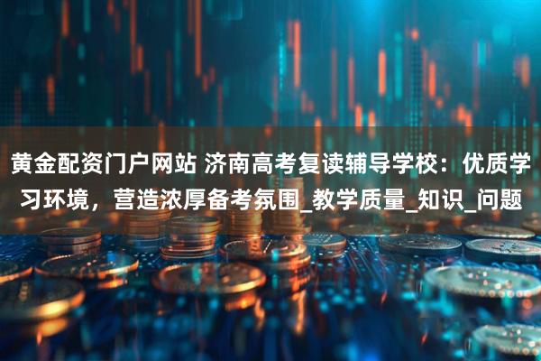 黄金配资门户网站 济南高考复读辅导学校：优质学习环境，营造浓厚备考氛围_教学质量_知识_问题